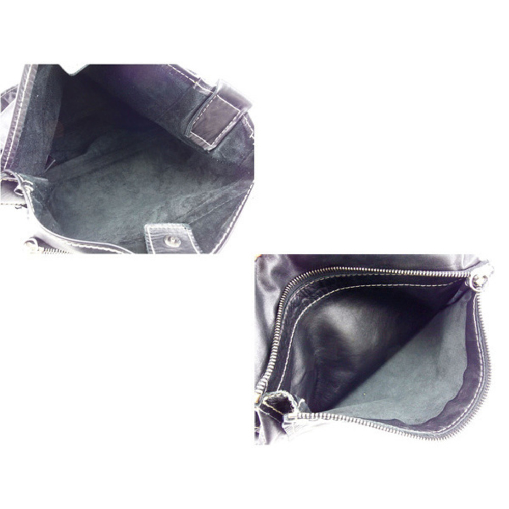 Miu Miu Shoulder Bag One Shoulder Stitch Black Sh… - image 6